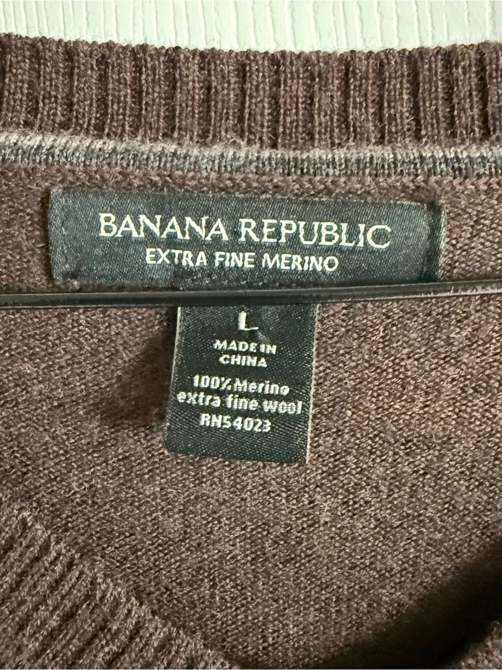 Chocolate Brown Merino Wool Sweater
